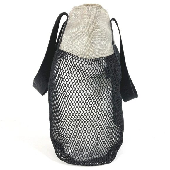 CHANEL Sports CC CC Mark logo mesh Tote Bag with Pouch, Vertical Shoulder Bag - Picture 6 of 16